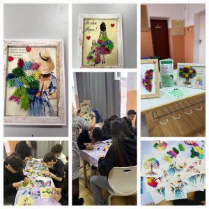 🌿Atelier sustenabil: Tablouri verzi cu licheni, la Colegiul National Economic „Andrei Bârseanu” din Brasov