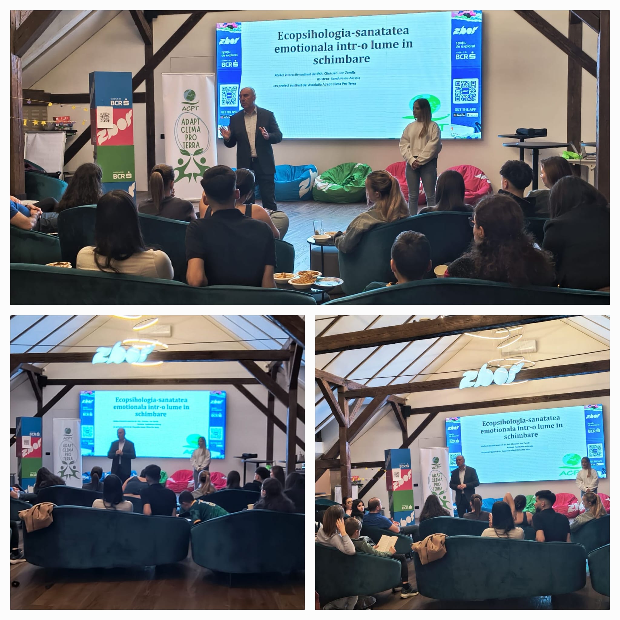 Atelier de ecopsihologie – un spațiu în care tinerii au fost ascultați