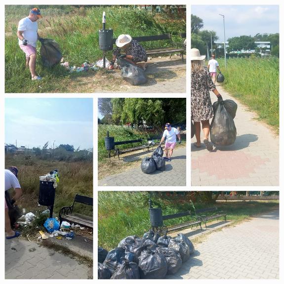 MINI ECO-TABĂRĂ PENTRU VOLUNTARII ADAPT CLIMA PRO TERRA LA MAREA NEAGRĂ